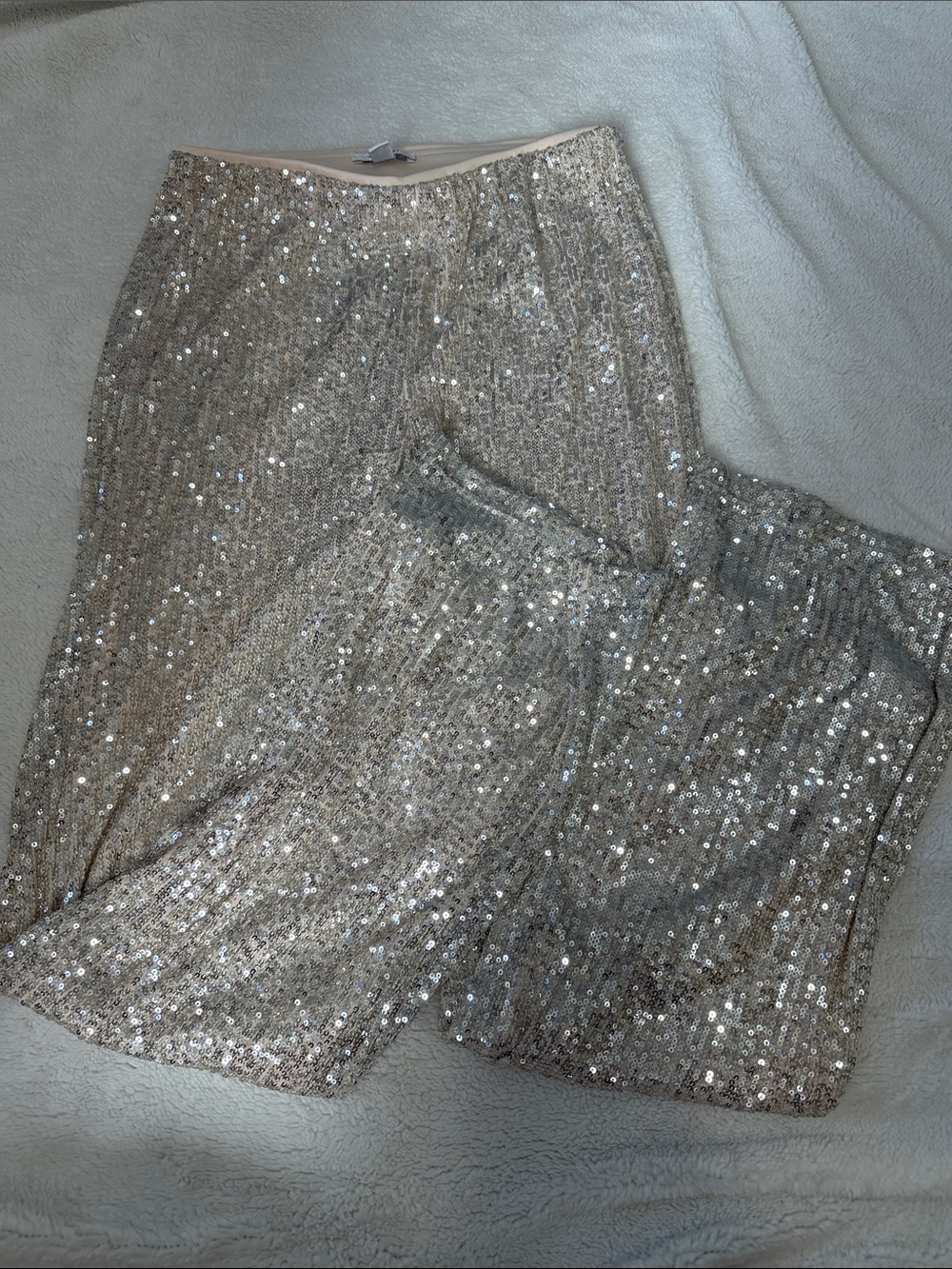 Nine West Champagne Sequin pants